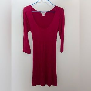 Motherhood Maternity fuchsia pink dress size small